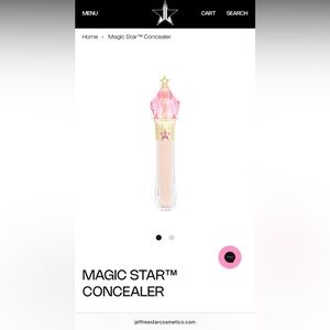 New in box Jeffree Star magic star concealer light/ med - c10 shade